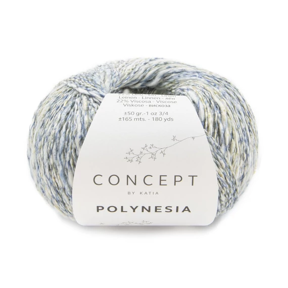 Concept by Katia POLYNESIA - Blue-Ocean blue-Beige