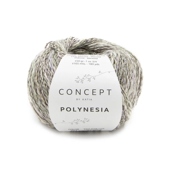 Concept by Katia POLYNESIA - Green blue-Lilac-Beige