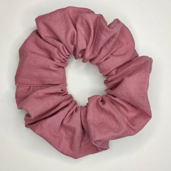 Mályva pamut scrunchie - Normál