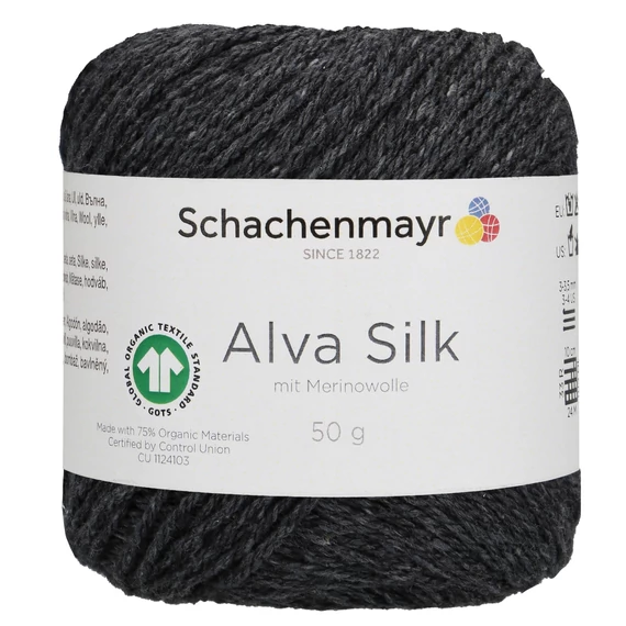 ALVA SILK - Schwarz