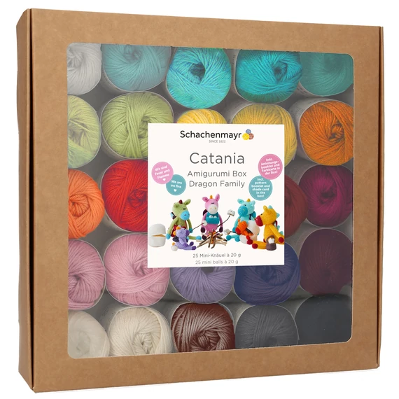 CATANIA AMIGURUMI BOX - DRAGON FAMILY